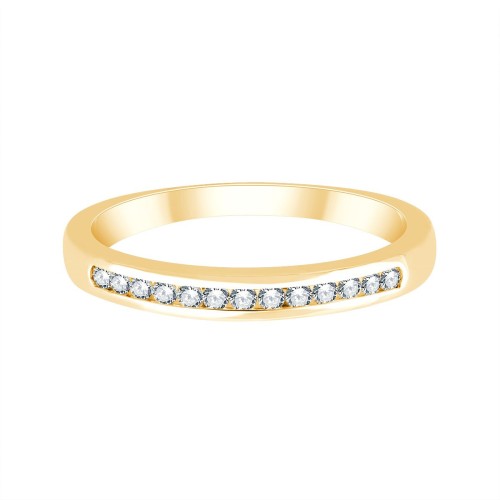 ALLIANCE ÉVIDENCE SERTI RAIL 13 DIAMANTS 0.13 CT