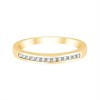 ALLIANCE ÉVIDENCE SERTI RAIL 13 DIAMANTS 0.13 CT