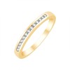 EVIDENCE CHANNEL-SET ETERNITY RING 13 DIAMONDS 0.13 CT