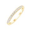 DEMI ALLIANCE EVIDENCE 4 GRIFFES 13 DIAMANTS 0.12 CT