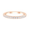 EVIDENCE HALF-ETERNITY BAND 4-CLAW SETTING 13 DIAMONDS 0.12 CT