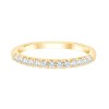 DEMI ALLIANCE EVIDENCE 4 GRIFFES 13 DIAMANTS 0.12 CT