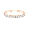 DEMI ALLIANCE EVIDENCE 4 GRIFFES 13 DIAMANTS 0.35 CT