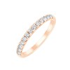 DEMI ALLIANCE EVIDENCE 4 GRIFFES 13 DIAMANTS 0.35 CT