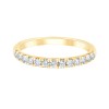 DEMI ALLIANCE EVIDENCE 4 GRIFFES 13 DIAMANTS 0.35 CT