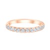 DEMI ALLIANCE EVIDENCE 4 GRIFFES 13 DIAMANTS 0.50 CT
