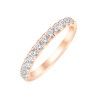 DEMI ALLIANCE EVIDENCE 4 GRIFFES 13 DIAMANTS 0.50 CT