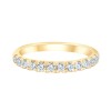 DEMI ALLIANCE EVIDENCE 4 GRIFFES 13 DIAMANTS 0.50 CT
