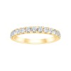 DEMI ALLIANCE EVIDENCE 4 GRIFFES 13 DIAMANTS 0.64 CT