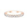 DEMI ALLIANCE EVIDENCE 4 GRIFFES 13 DIAMANTS 0.64 CT