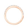 EVIDENCE HALF-ETERNITY RING 4-PRONG SETTING 13 DIAMONDS 0.64 CT