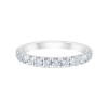 DEMI ALLIANCE EVIDENCE 4 GRIFFES 13 DIAMANTS 0.64 CT