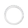 DEMI ALLIANCE EVIDENCE 4 GRIFFES 13 DIAMANTS 0.64 CT