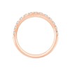 DEMI ALLIANCE EVIDENCE 4 GRIFFES 13 DIAMANTS 0.73 CT