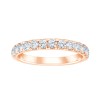 DEMI ALLIANCE EVIDENCE 4 GRIFFES 13 DIAMANTS 0.73 CT