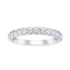 DEMI ALLIANCE EVIDENCE 4 GRIFFES 13 DIAMANTS 0.73 CT