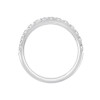 DEMI ALLIANCE EVIDENCE 4 GRIFFES 13 DIAMANTS 0.73 CT