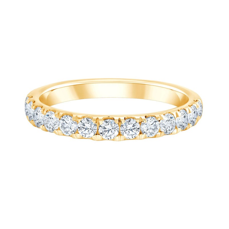 DEMI ALLIANCE EVIDENCE 4 GRIFFES 13 DIAMANTS 0.73 CT