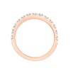 DEMI ALLIANCE EVIDENCE 4 GRIFFES 13 DIAMANTS 0.82 CT