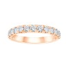 DEMI ALLIANCE EVIDENCE 4 GRIFFES 13 DIAMANTS 0.82 CT