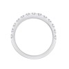 DEMI ALLIANCE EVIDENCE 4 GRIFFES 13 DIAMANTS 0.82 CT