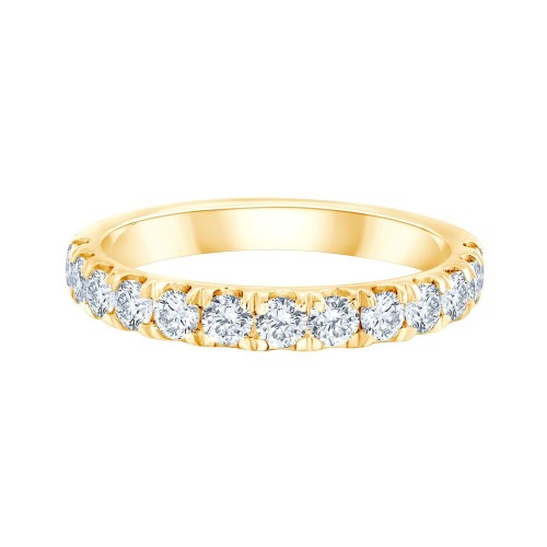 DEMI ALLIANCE EVIDENCE 4 GRIFFES 13 DIAMANTS 0.82 CT