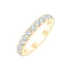 DEMI ALLIANCE EVIDENCE 4 GRIFFES 13 DIAMANTS 1.02 CT