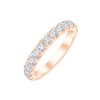 DEMI ALLIANCE EVIDENCE 4 GRIFFES 13 DIAMANTS 1.02 CT
