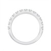 DEMI ALLIANCE EVIDENCE 4 GRIFFES 13 DIAMANTS 1.02 CT