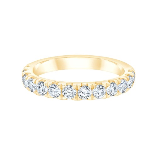 DEMI ALLIANCE EVIDENCE 4 GRIFFES 13 DIAMANTS 1.02 CT