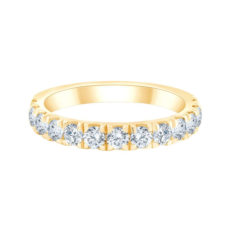 DEMI ALLIANCE EVIDENCE 4 GRIFFES 13 DIAMANTS 1.13 CT