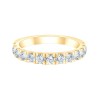 DEMI ALLIANCE EVIDENCE 4 GRIFFES 13 DIAMANTS 1.13 CT