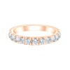 DEMI ALLIANCE EVIDENCE 4 GRIFFES 13 DIAMANTS 1.13 CT
