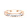 ALLIANCE ÉVIDENCE SERTI RAIL 9 DIAMANTS 0.38 CT