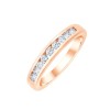 ALLIANCE ÉVIDENCE SERTI RAIL 9 DIAMANTS 0.38 CT