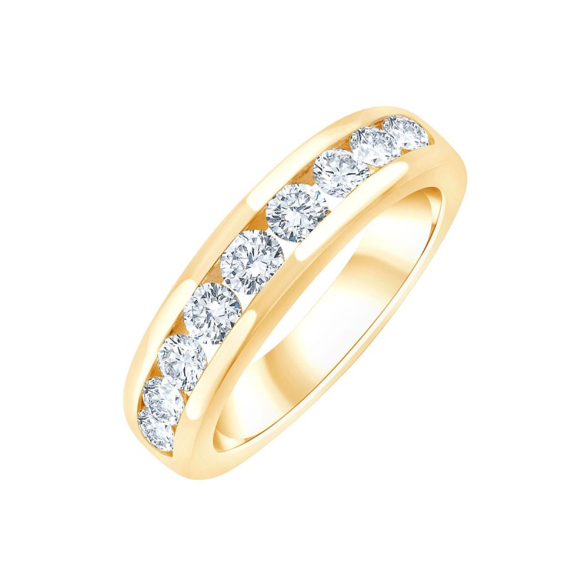 ALLIANCE ÉVIDENCE SERTI RAIL 9 DIAMANTS 1.00 CTs