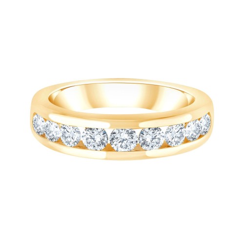ALLIANCE ÉVIDENCE SERTI RAIL 9 DIAMANTS 1.00 CT