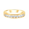 ALLIANCE ÉVIDENCE SERTI RAIL 9 DIAMANTS 0.60 CT