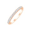 Demi Alliance Evidence diamant en or 18 carats