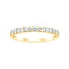 Demi Alliance Evidence diamant en or 18 carats