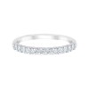 Demi Alliance Evidence diamant en or 18 carats