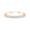 Demi Alliance Evidence diamant en or 18 carats
