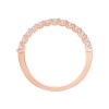 DEMI ALLIANCE EVIDENCE SERTI GRIFFES 13 DIAMANTS 0.50 CT