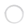 DEMI ALLIANCE EVIDENCE SERTI GRIFFES 13 DIAMANTS 0.50 CT