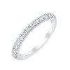 DEMI ALLIANCE EVIDENCE SERTI GRIFFES 13 DIAMANTS 0.50 CT