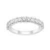DEMI ALLIANCE EVIDENCE SERTI GRIFFES 13 DIAMANTS 1.04 CT