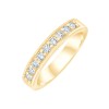DEMI ALLIANCE EVIDENCE RAIL GRIFFES 9 DIAMANTS 0.38 CT