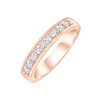 DEMI ALLIANCE EVIDENCE RAIL GRIFFES 9 DIAMANTS 0.38 CT