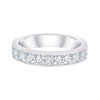 DEMI ALLIANCE EVIDENCE SERTI RAIL GRIFFES 9 DIAMANTS 0.71 CT