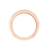 DEMI ALLIANCE EVIDENCE 9 DIAMANTS SERTI RAIL GRIFFES 0.92 CT